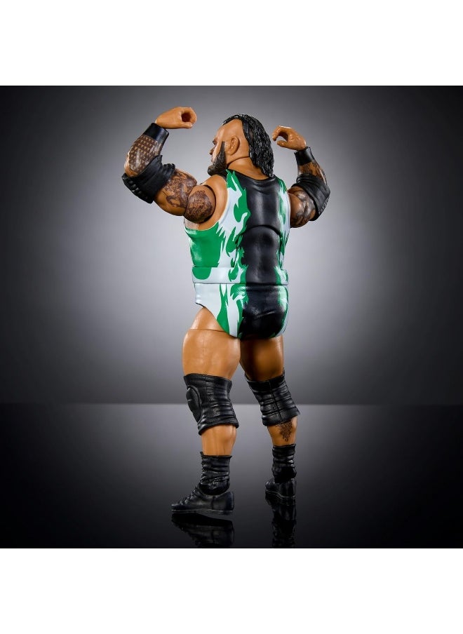 Mattel Games Mattel WWE Elite Action Figure & Accessories, 6-inch Collectible Bronson Reed with 25 Articulation Points, Life-Like Look & Swappable Hands  - Image 5