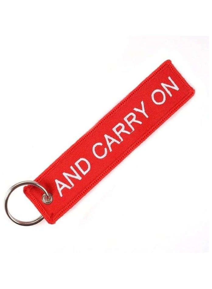 بيعتكلها التطريز سيارة دراجة نارية المفاتيح حلقة رئيسية تشافيرو مفتاح Fobs للسيارات الهدايا الأصدقاء لطيف حلقة رئيسية الموضة (الحفاظ على الهدوء والاستمرار) - Image 5