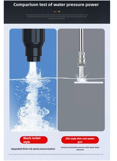 Nakhl Car Washing High Pressure Water Gun Nozzle,Garden Hose Nozzle Spray - High Pressure Metal Water Gun Sprinkler,Adjustable Metal Nozzle Garden Hose Sprinkler  - Image 5