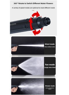Nakhl Car Washing High Pressure Water Gun Nozzle,Garden Hose Nozzle Spray - High Pressure Metal Water Gun Sprinkler,Adjustable Metal Nozzle Garden Hose Sprinkler  - Image 3
