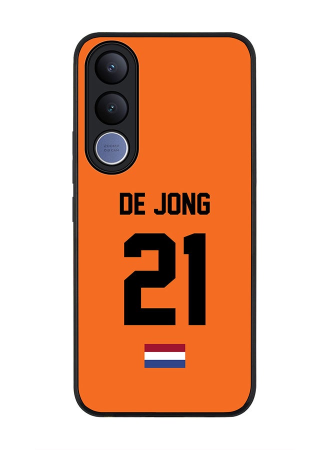 Stylizedd For vivo V70 FE Case,Slim fit Camera Protection, Shockproof Thin Phone cover  - Football - Netherlands - De Jong - Image 1