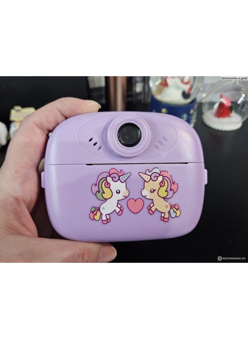 Kids Instant Print Camera | Instant Print Camera for Kids | Kids Camera with Instant Print | Kids Digital Print Camera | Kids Instant Camera | Instant Photo Camera for Kids | Kids Camera with Thermal Printer | Kids Thermal Print Camera | Inkless Kids Print Camera | Digital Camera for Kids with Printer | Kids Selfie Print Camera | Dual Lens Kids Camera | 12MP Kids Camera | 1080P HD Kids Camera | Kids Photo & Video Camera | Educational Camera for Kids | Creative Camera for Kids | Kids Drawing & Coloring Camera | Kids Camera with 3 Thermal Paper Rolls | Thermal Instant Print Camera for Kids - Image 2