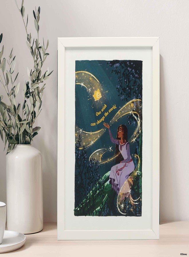 أوبن رود براندز لوحة جدارية خشبية مؤطرة من أوبن رود براندز ديزني "أمنية واحدة يمكن أن تغير العالم" - لوحة جدارية ملهمة لتزيين المنزل - Image 5