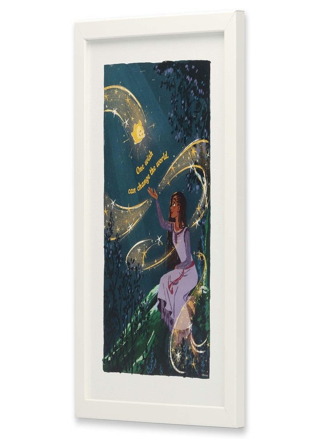 أوبن رود براندز لوحة جدارية خشبية مؤطرة من أوبن رود براندز ديزني "أمنية واحدة يمكن أن تغير العالم" - لوحة جدارية ملهمة لتزيين المنزل - Image 2