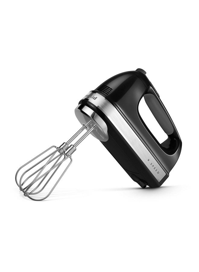 KitchenAid 9-Speed Digital Hand Mixer with Turbo Beater II Accessories and Pro Whisk - Onyx Black - Image 2