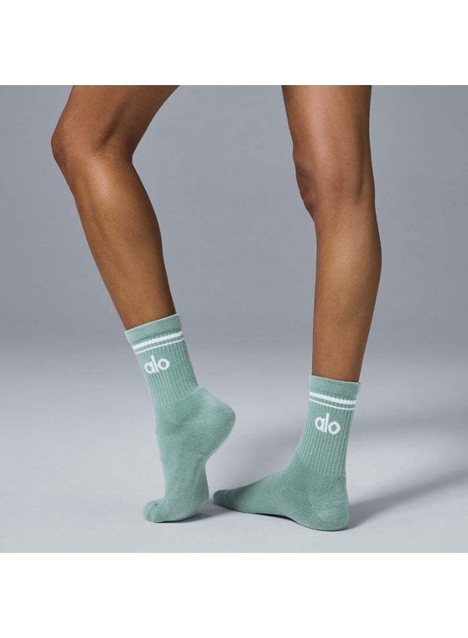 alo Best selling yoga socks, midsole, non slip towel bottom sports socks  - Image 2