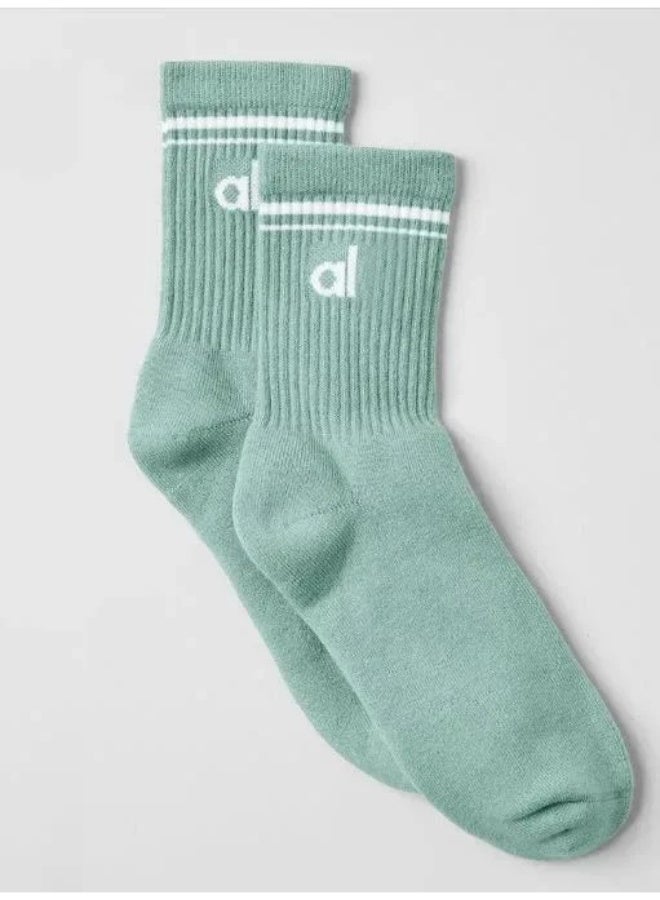 alo Best selling yoga socks, midsole, non slip towel bottom sports socks  - Image 1