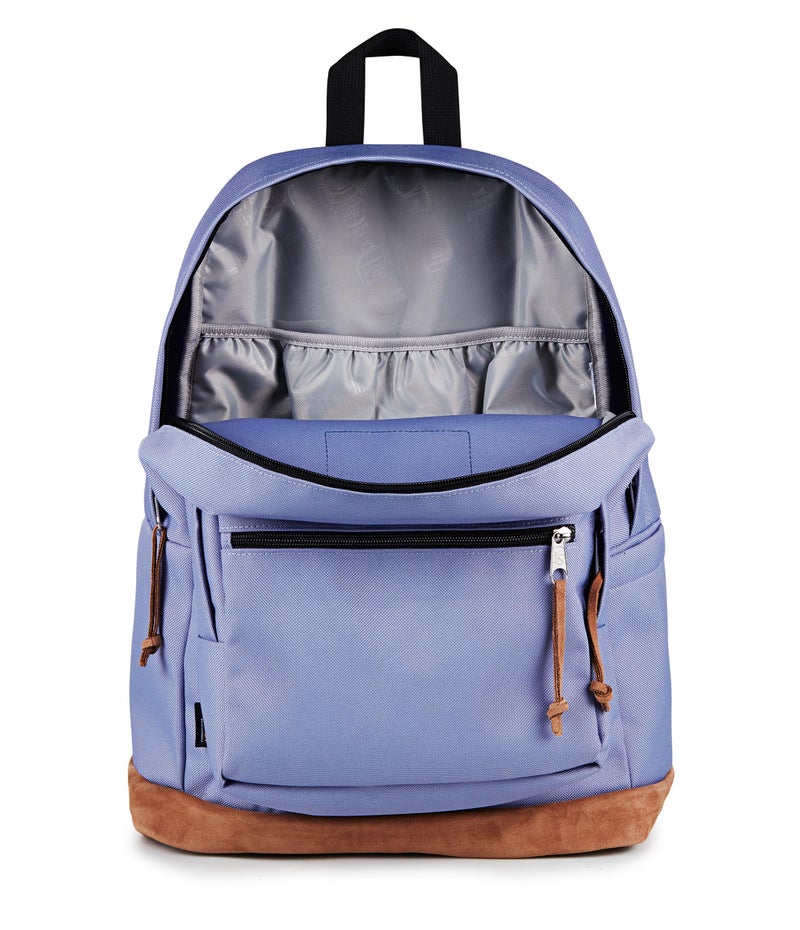 JANSPORT حقيبة ظهر جان سبورت رايت باك - حقيبة يومية متينة مع جيب مبطن لحمل لابتوب 15"، مقصورة رئيسية فسيحة وجيب مدمج لزجاجة الماء، لون لافندر آش - Image 5