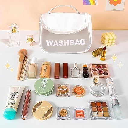 SNAPCOM Cosmetic Organizer Bag Makeup Pouch for Women Travel Toiletry Bag for Cosmetics Brushes Accessories Waterproof Zippered Cosmetic Bag Portable Carry Pouch use for Traveling (1 pcs) - Image 5