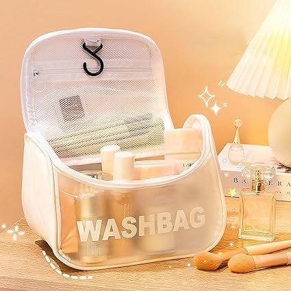 SNAPCOM Cosmetic Organizer Bag Makeup Pouch for Women Travel Toiletry Bag for Cosmetics Brushes Accessories Waterproof Zippered Cosmetic Bag Portable Carry Pouch use for Traveling (1 pcs) - Image 2