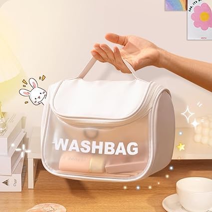 SNAPCOM Cosmetic Organizer Bag Makeup Pouch for Women Travel Toiletry Bag for Cosmetics Brushes Accessories Waterproof Zippered Cosmetic Bag Portable Carry Pouch use for Traveling (1 pcs) - Image 3