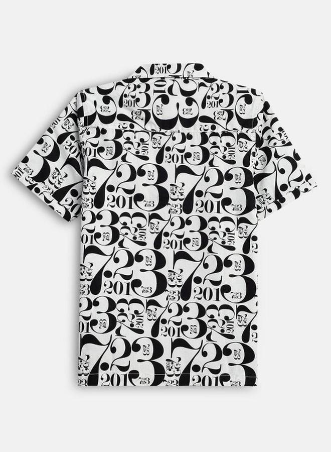 Bonkids Boy's 100% Cotton Printed Regular Fit Shirt - Image 2