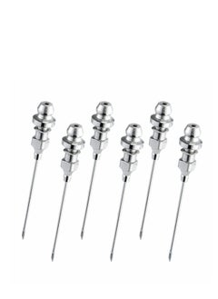 Generic Bearing Grease Injector Needle，Removable Needle Grease Dispenser 6pcs，for Injecting Grease Into Sealed Bearings and CV Joints  - Image 1