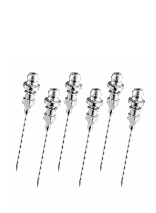 Generic Bearing Grease Injector Needle，Removable Needle Grease Dispenser 6pcs，for Injecting Grease Into Sealed Bearings and CV Joints  - Image 1