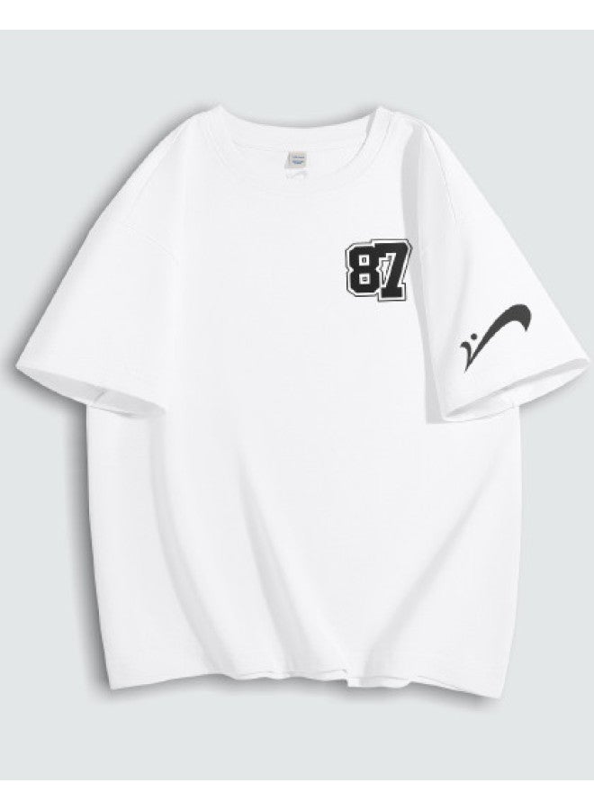 Noble bird Cotton】boys' T-shirt Short Sleeve 2025 Summer Thin Children's Athletic Breathable Top - Image 1