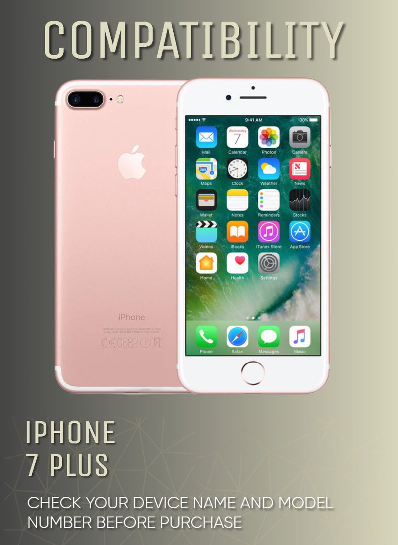 ESD 3 Pieces Tempered Dustproof Privacy Glass Screen Protector Compatible For iPhone 7 Plus - Image 2