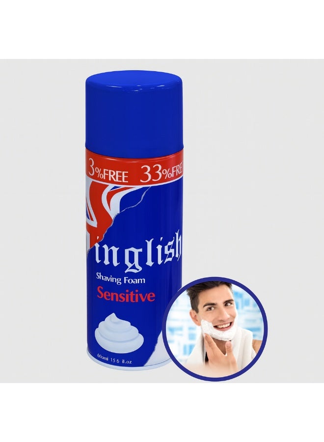 Inglish shaving foam with Glycerin & Vitamin E