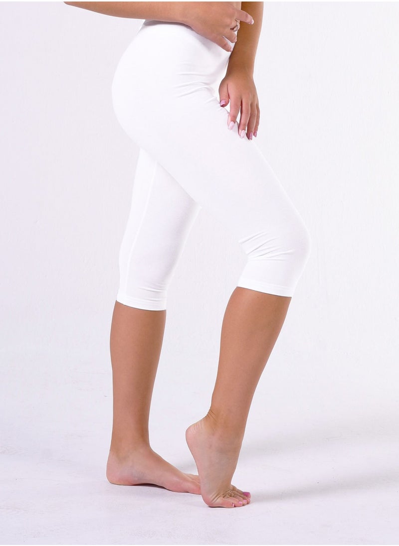 COMODO pantacourt white cotton 100%  - Image 1