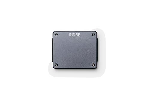 The Ridge Wallet For Men - LITE - The Minimalist Wallet, Smaller - Holds up to 8 Cards, RFID Protection, Sleek, Compact and Lightweight Card Holder - Gunmetal - Image 1