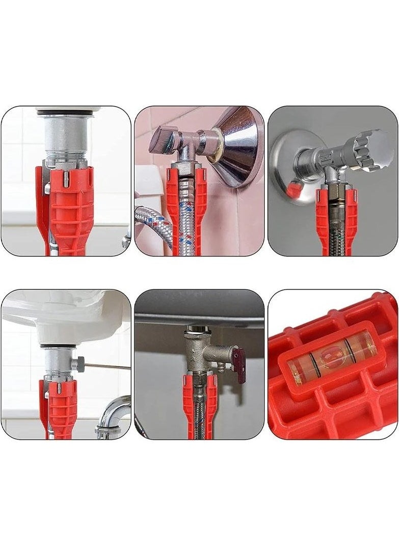 TiTi 6116 Multifunctional Faucet Sink Mixer Installation Wrench (5in1)  - Image 3
