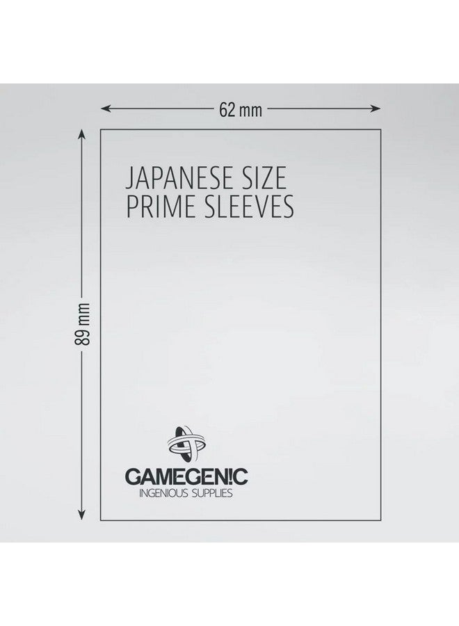 Gamegenic Gamegenic Prime Japanese Size Card Sleeves | 60 Pack of 62 mm by 89 mm Card Sleeves | Premium Quality Card Game Holder | Use with TCG and LCG Games | Black Color | Made by Gamegenic  - Image 2