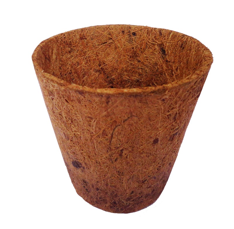 COIR GARDEN Rubber Coir Pot, Brown, 3 inch, 10 Piece - Image 3
