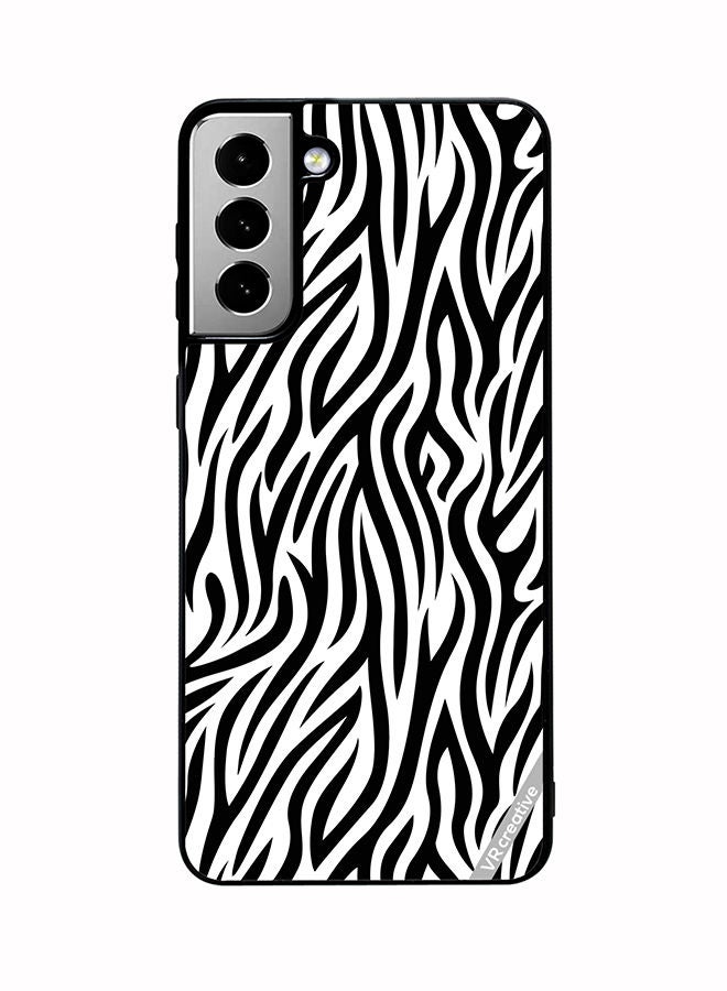 VR CREATIVE Protective Case Cover For Samsung Galaxy S21 FE 5G Mix Pattern Design Multicolour - Image 1