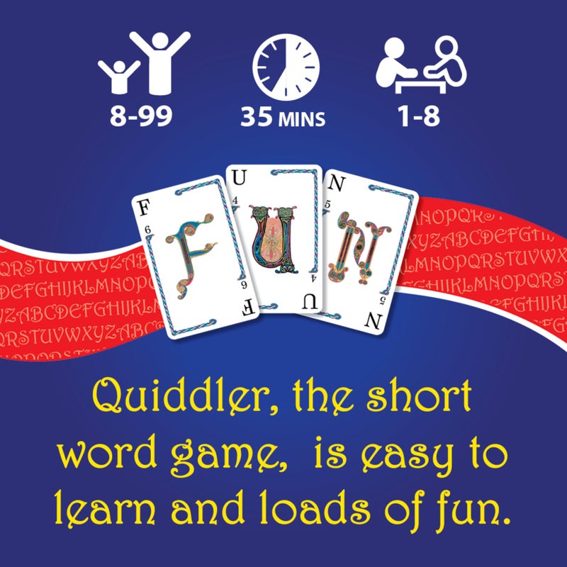 PlayMonster Quiddler Card Games for Kids - Playing Cards Word Games, Deck of Cards, Fun Family Games for Kids and Adults, Game Night, Travel Games, Multi-Player, Ages 8+ - Image 3