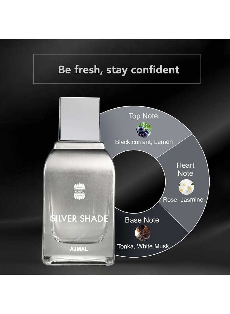 Ajmal Silver Shade Eau De Parfum For Men - 100 ML - Image 5