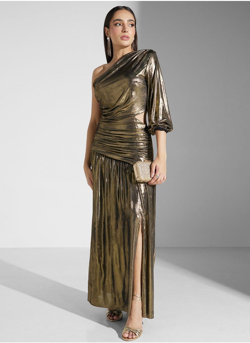 Ella Limited Edition Shimmer Dress With Cutout Detail  - Image 1