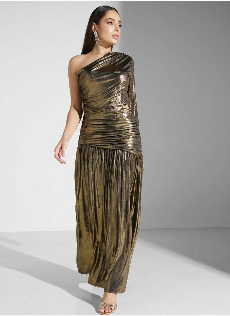 Ella Limited Edition Shimmer Dress With Cutout Detail  - Image 4