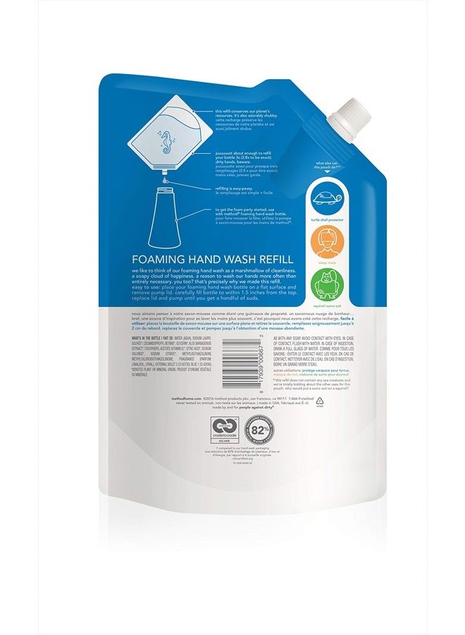 Method Foaming Hand Wash Refill Pouch, Sea Minerals, 28 Fl Oz (Pack of 3)  - Image 3