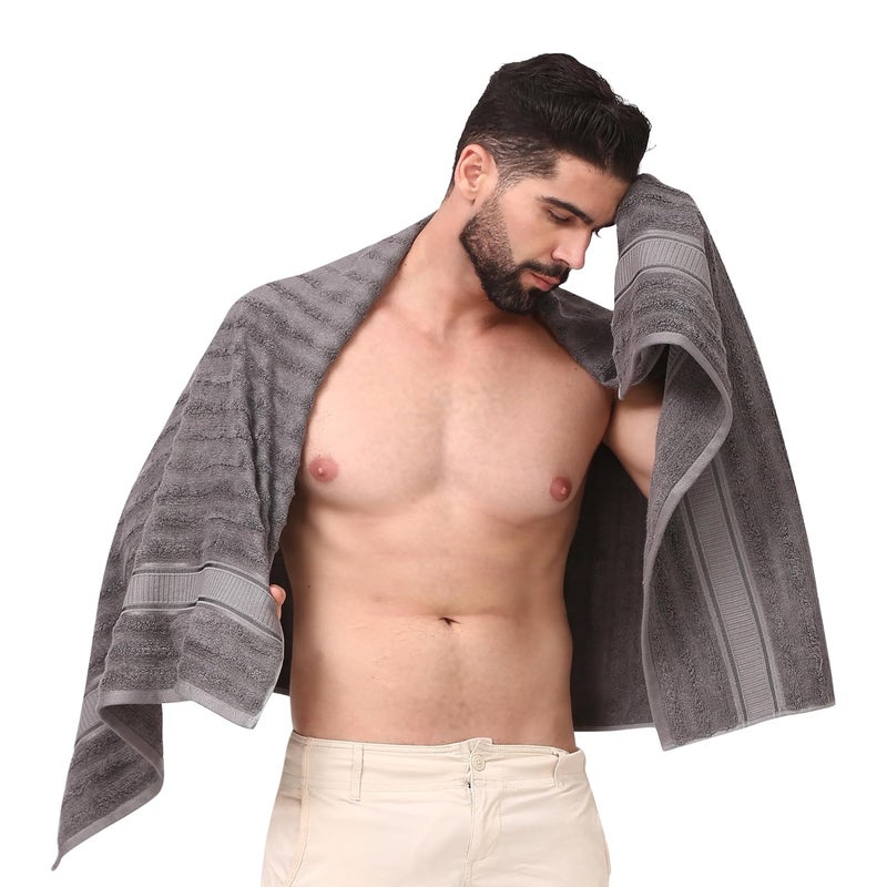 Dollar Bath Towels Bamboo 600 GSM Bath Towel Set Pack of 1 - Image 1