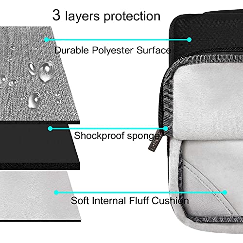 MOSISO Compatible with MacBook Air 13 inch Case M1 Chip 2021 2020 2019 2018 Release A2337 A2179 A1932 Retina Display, Plastic Hard Shell Case&Bag&Keyboard Skin&Webcam Cover&Screen Film, Black - Image 4