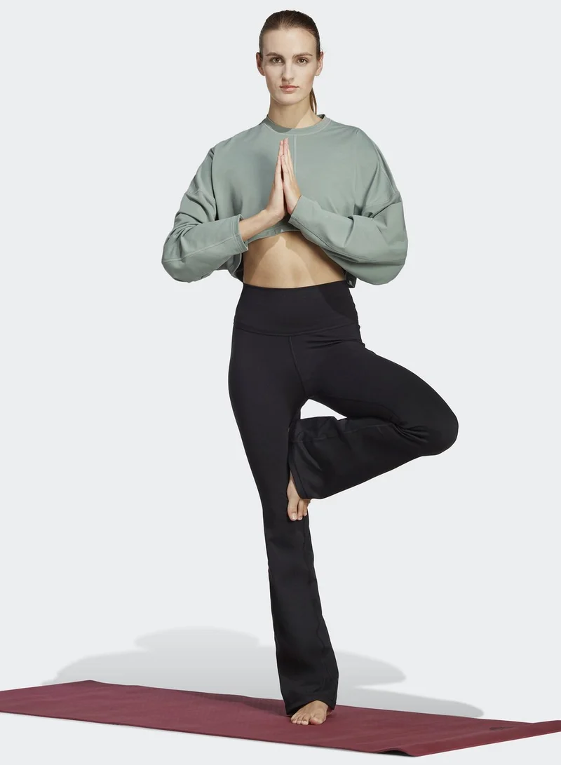 Adidas Yoga Studio Cropped Sweatshirt