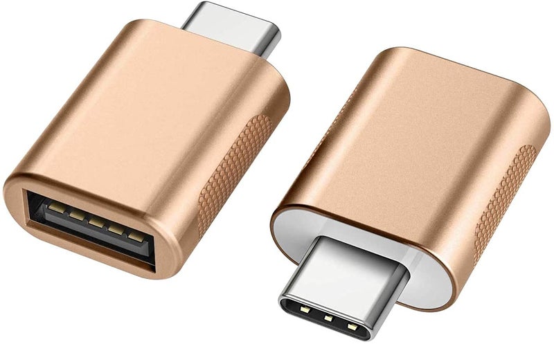 rts 2 Pack USB Type C to USB A Female Adapter Fast Charging/Data Transfer, Speed Upto 4.8 GBPS OTG Converter Adapter Compatible with Type C MacBook Air/Pro, Android Phones, Laptops or Thunderbolt 4/3 - Image 1