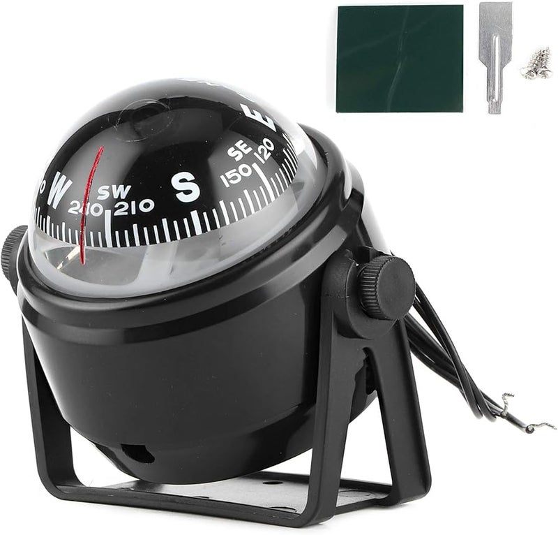 Premium 12V LED Marine Digital Compass for Boat Yacht Ship Navigation Guide - Image 5