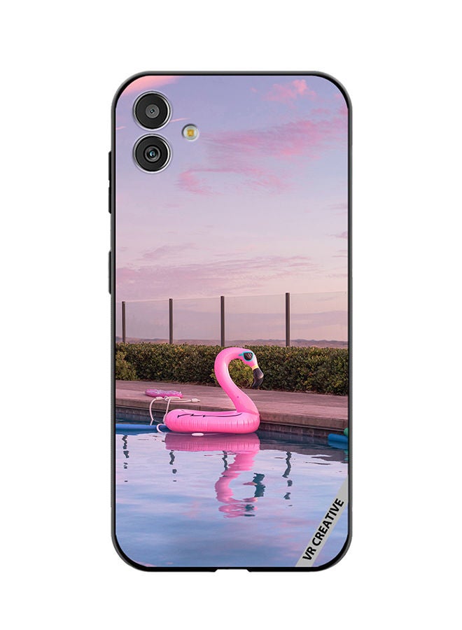 VR CREATIVE Protective Case Cover For Samsung Galaxy F14 Flamingo Tube Design Multicolour - Image 1