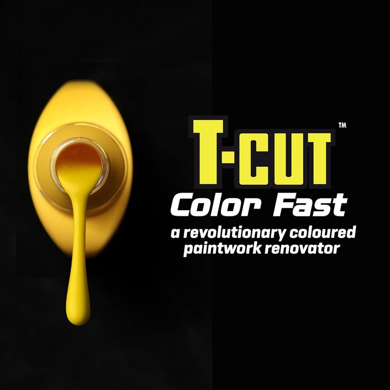 T-Cut Yellow Scratch Remover, Color Fast Paintwork Restorer Car Polish, 13 Colors Available, 17 Fl Oz - Image 5