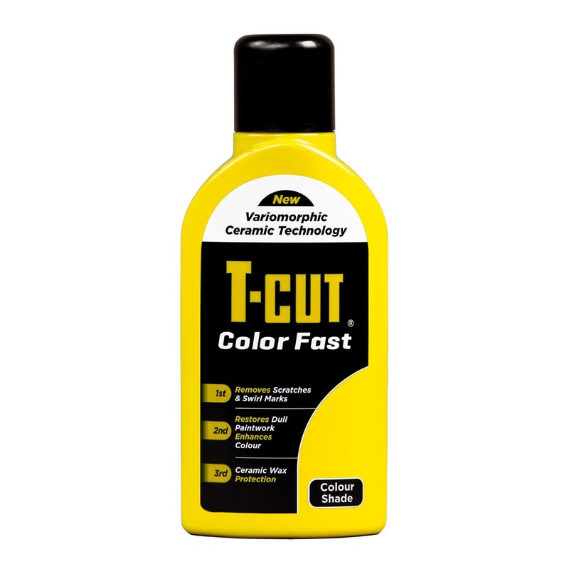 T-Cut Yellow Scratch Remover, Color Fast Paintwork Restorer Car Polish, 13 Colors Available, 17 Fl Oz - Image 1