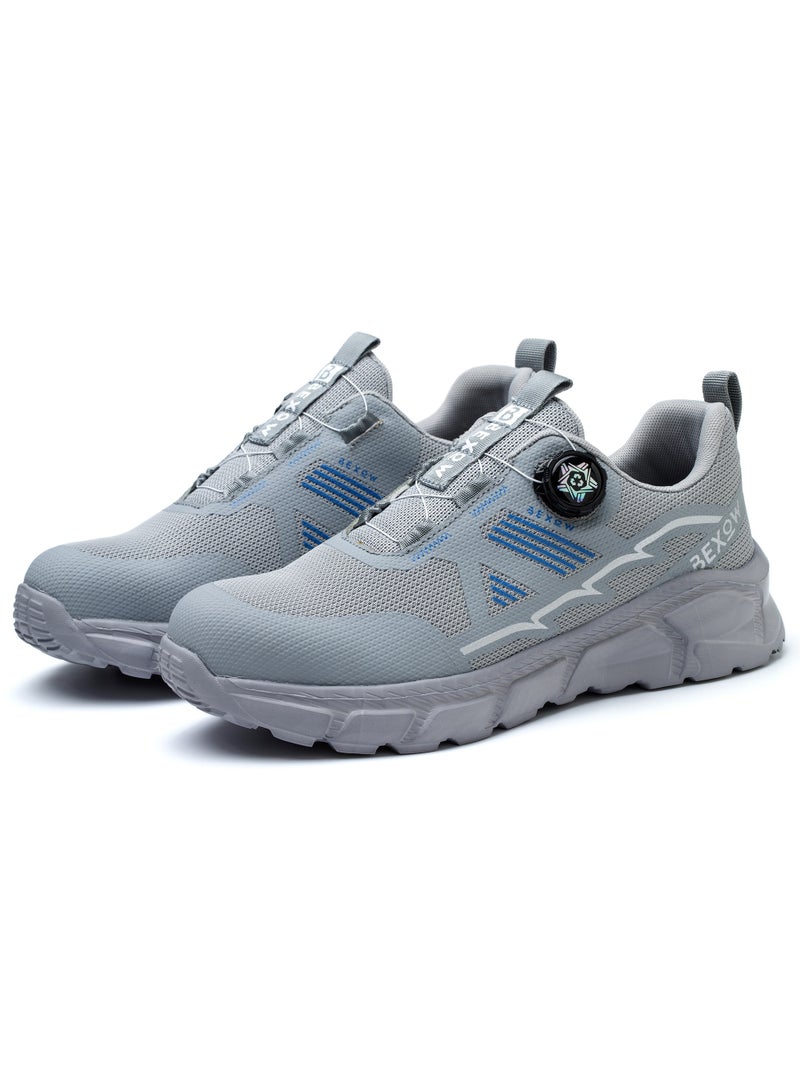 Bexow BEXOW Premium Safety Shoes Steel Toe Lightweight Slip Resistant Breathable Work Sneakers with Kevlar Midsole Anti-Smashing Puncture Proof Comfortable Industrial Footwear for Men and Women  - Image 2