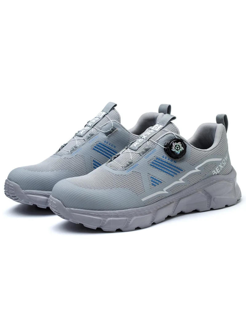 Bexow BEXOW Premium Safety Shoes Steel Toe Lightweight Slip Resistant Breathable Work Sneakers with Kevlar Midsole Anti-Smashing Puncture Proof Comfortable Industrial Footwear for Men and Women