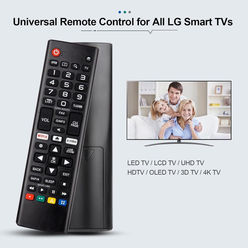 EWO'S Universal Remote Control for All LG Smart TV LCD LED OLED UHD HDTV Plasma Magic 3D 4K Webos TVs AKB75095307 AKB75375604 AKB75675304 AKB74915305 AKB76037601 AKB75675313 AKB75855501 AKB76040302 - Image 2