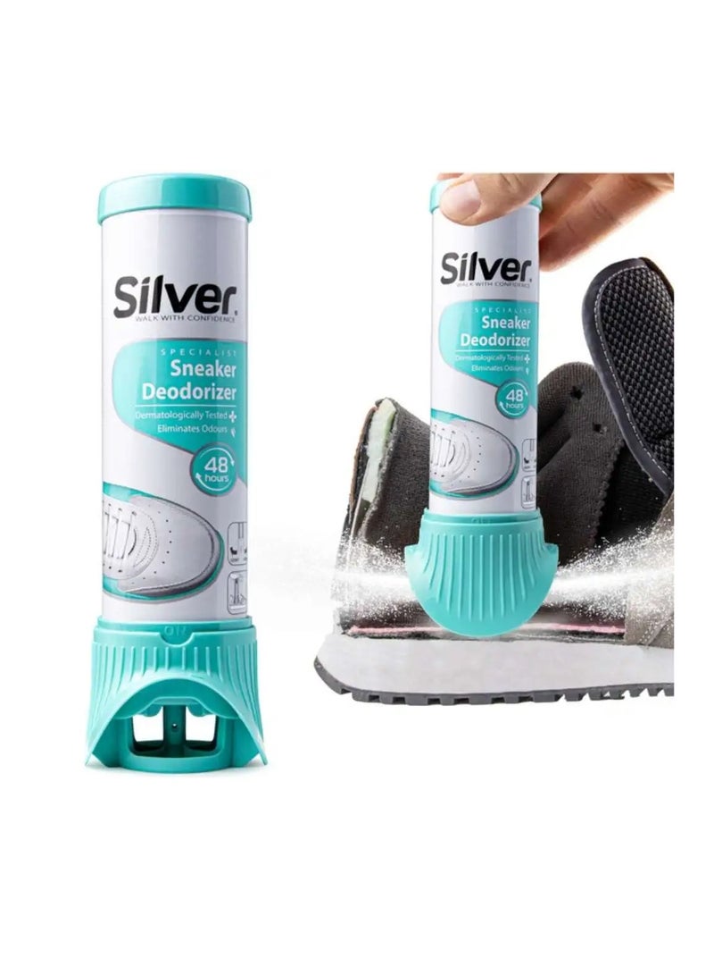 Silver Specialist Sneaker Deodorizer, Shoe Odor Remover 100ml - Image 2