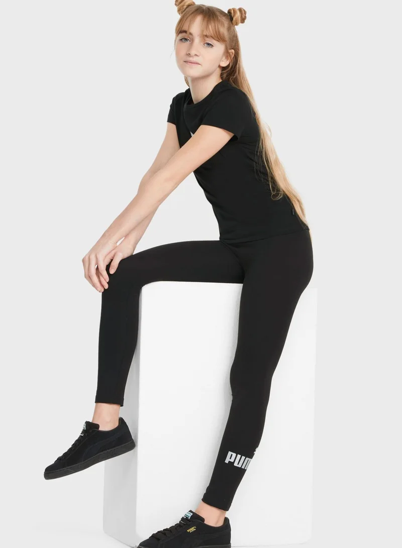 PUMA Youth Essential Logo Leggings