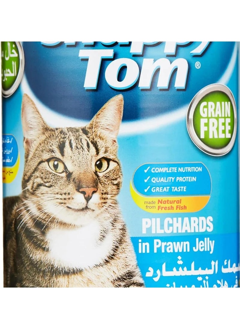 Snappy Tom - Grain Free Pilchards In Prawn Jelly 400 G - Image 1