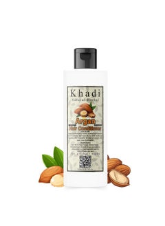 Khadi Natural Herbal Argan Conditioner For Dry & Frizzy Hair With Argan Oil Extract Make Hair Stronger And Silkier | Parben And Sls Free Argan Conditioner 200 Ml Pack For Women And Men, 1 Count  - Image 5