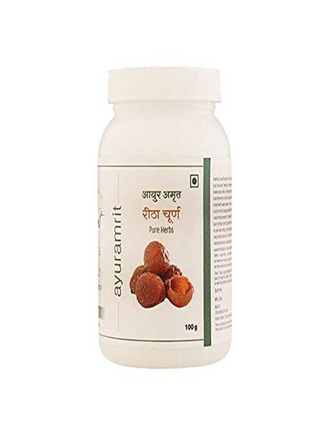 Ayur Amrit Amla Reetha Shikakai Powder for Hair Care - Natural Organic - Pack of 3 - Image 1