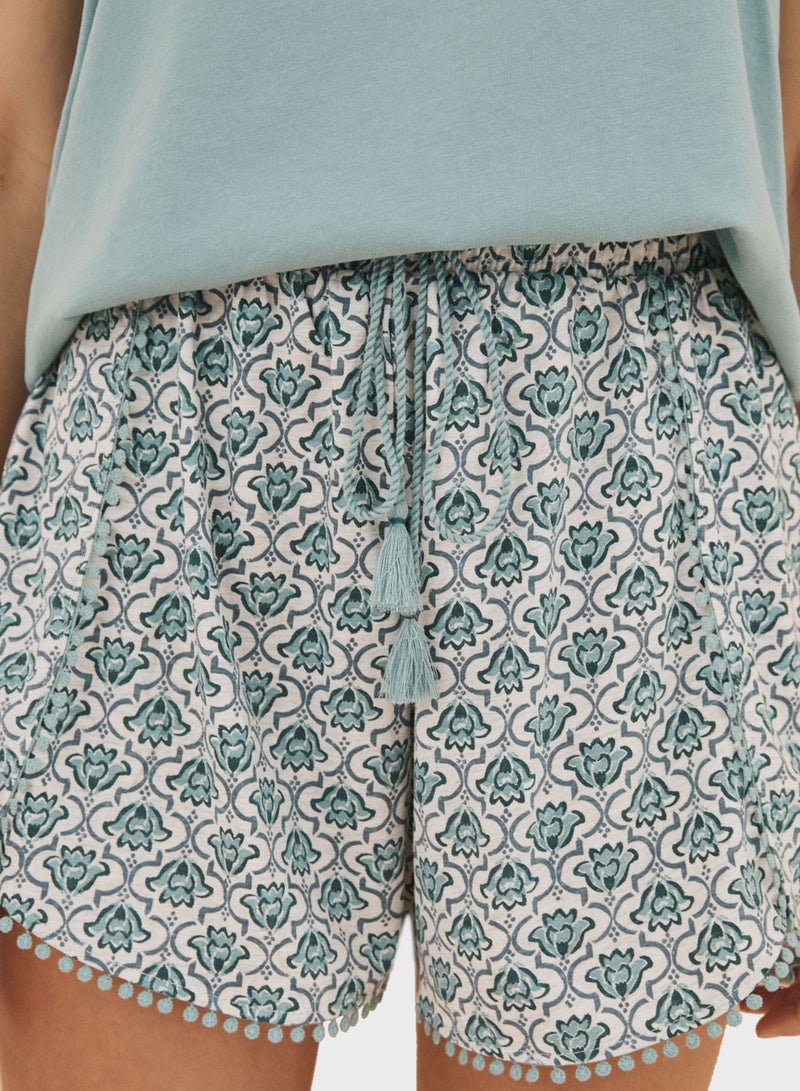 ومن سيكريت طقم بيجامة مطبوع بخصر مرتفع - Image 5