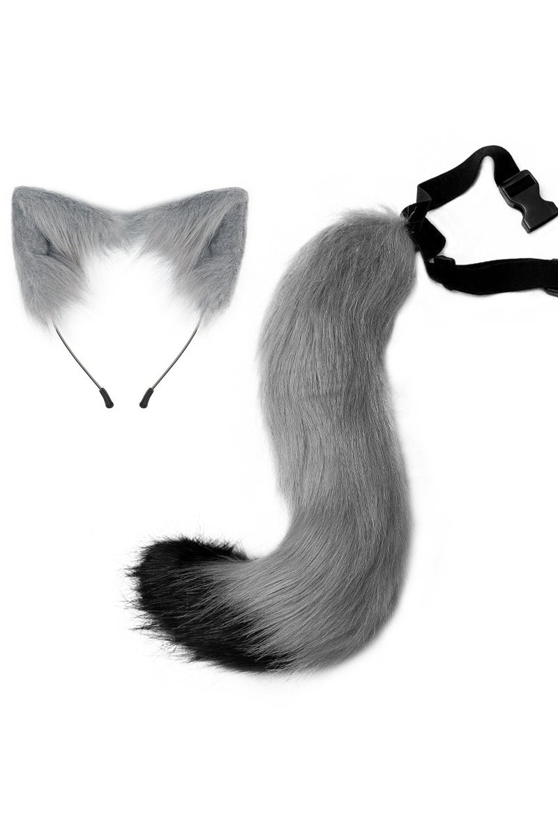 TAPIT Cosplay Faux Fur Cat Ears and Wolf Fox Tail Costume Kids Women Costume Set for Cosplay Party - Image 5